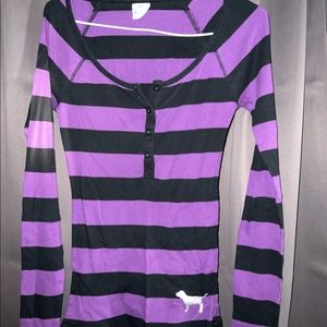 Pink Victoria’s Secret thermal Henley small